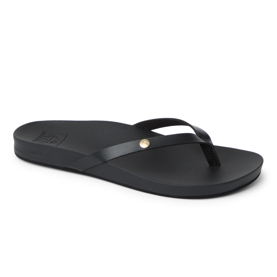 REEF Vista Ivy Sandal-Black/Black
