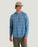 Free Fly Bamboo Lightweight Fleece Hooded Sweatshirt-Dash Double Stripe Windward Blue