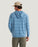 Free Fly Bamboo Lightweight Fleece Hooded Sweatshirt-Dash Double Stripe Windward Blue
