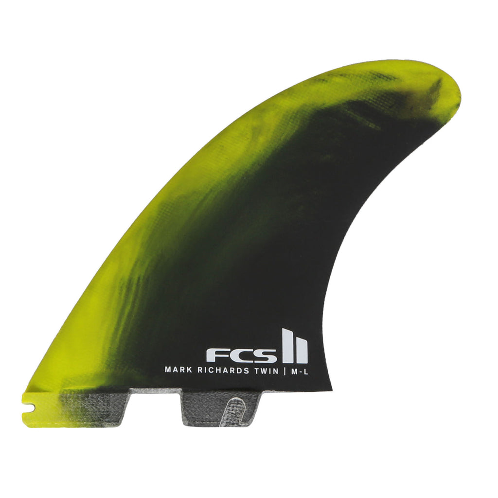 FCS II MR PC 2+1 Fin Set-Cyber Lime/Black