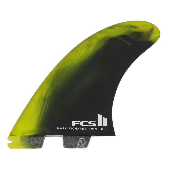 FCS II MR PC 2+1 Fin Set-Cyber Lime/Black