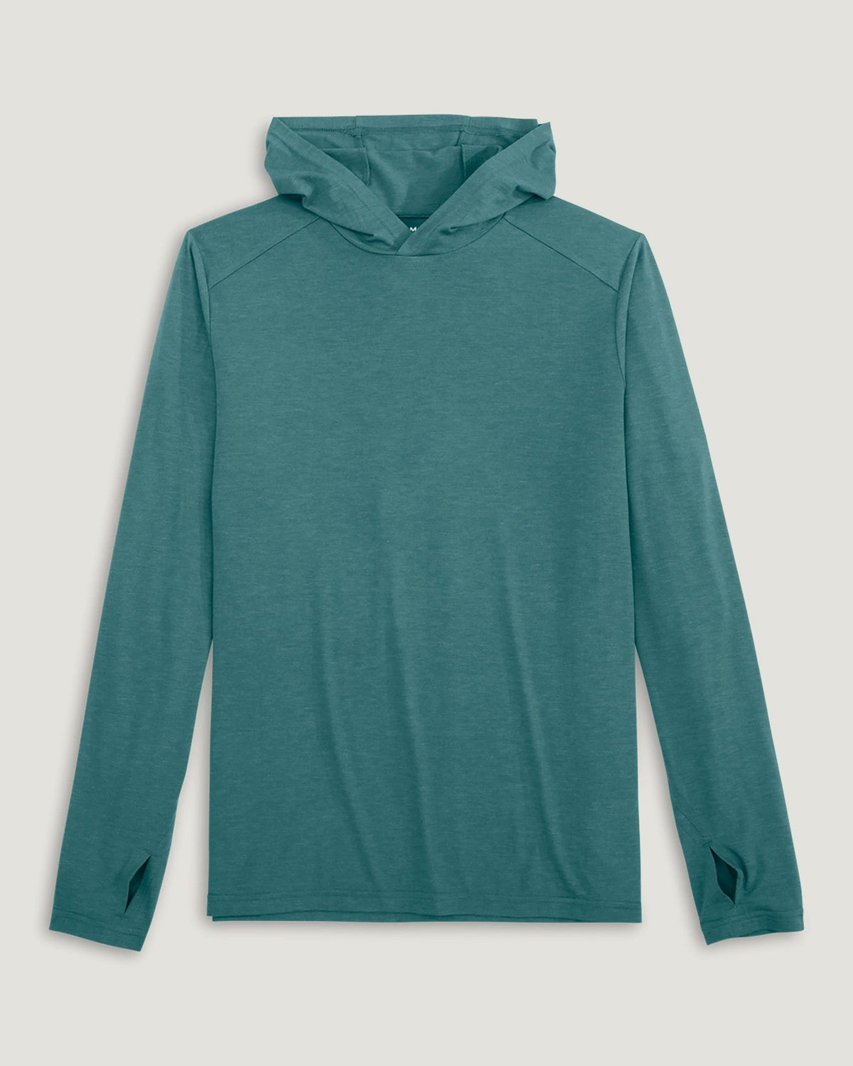 Free Fly Bamboo Shade Hooded Sun Shirt-Heather Sea Pine