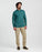Free Fly Bamboo Shade Hooded Sun Shirt-Heather Sea Pine