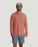 Free Fly Bamboo Shade Hooded Sun Shirt-Heather Red Clay