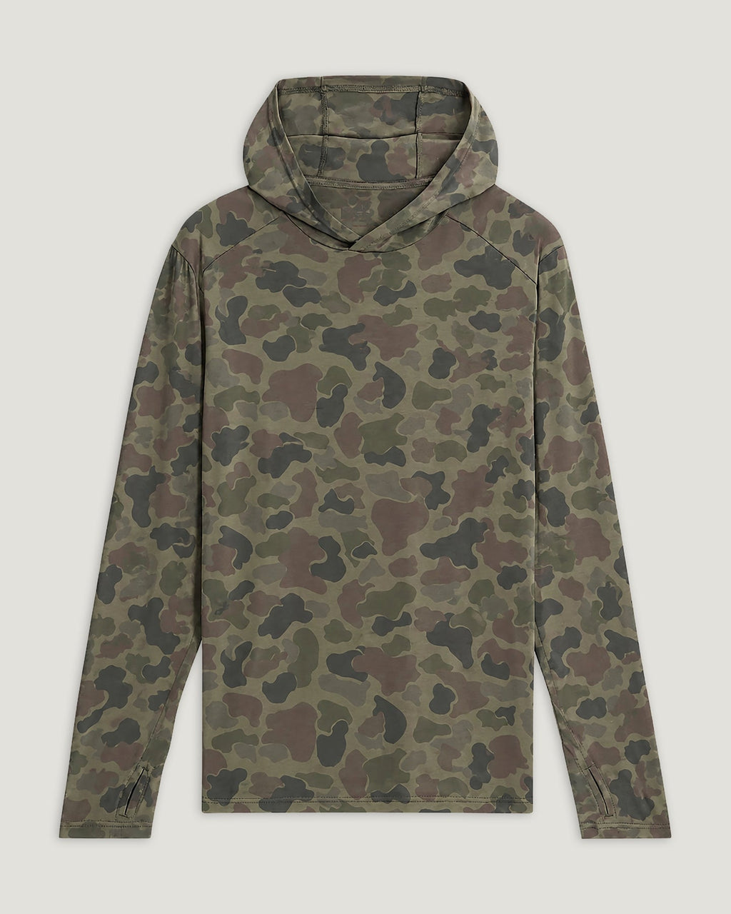 Free Fly Bamboo Shade Hooded Sweatshirt-Vintage Camo Oil Green