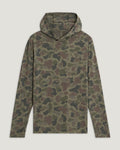 Free Fly Bamboo Shade Hooded Sweatshirt-Vintage Camo Oil Green