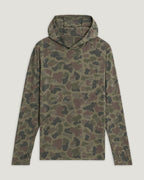 Free Fly Bamboo Shade Hooded Sweatshirt-Vintage Camo Oil Green