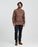 Free Fly Seawool Flannel L/S Shirt-Nutmeg Stripe