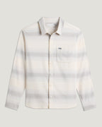 Free Fly Seawool Flannel L/S Shirt-Ombre Stripe Birch
