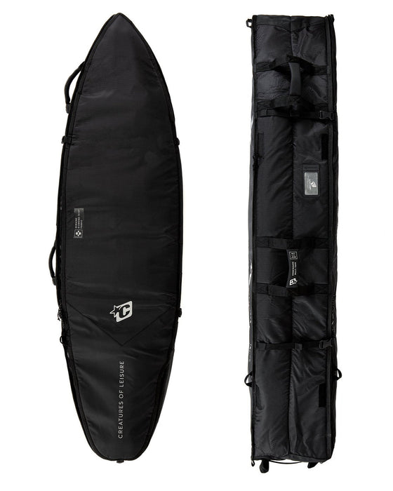 Creatures Shortboard Multi Tour DT2 Boardbag-Black Silver