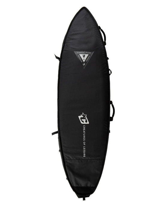 Creatures Shortboard Multi Tour DT2 Boardbag-Black Silver