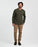 Free Fly Waffle Crew L/S Shirt-Dark Forest