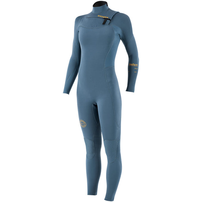 Manera Wmn's Seafarer 3/2 FZ Wetsuit-Pewter