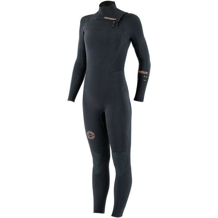 Manera Wmn's Seafarer 5/3 FZ Wetsuit-Anthracite