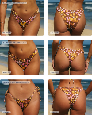 Honey Swim Cheeky Bottom-Margaret Ribbed— Alternate View