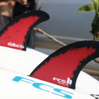FCS II MH PC AirCore Tri Fin Set-Code Red