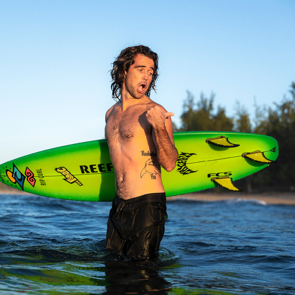 FCS II Mason Ho PC Aircore Tri Fin Set-Green-Large