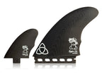 NVS Apex Series Maurice Cole Twinzer Fin Set-Black