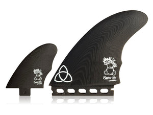 NVS Apex Series Maurice Cole Twinzer Fin Set-Black