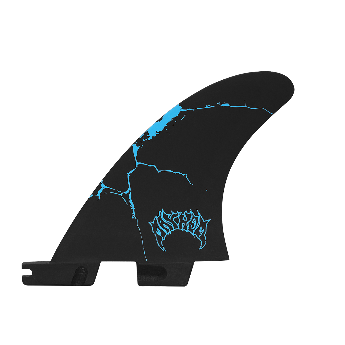 FCS II Mayhem Driver PC Quad Rear Fin Set-Blue-Large
