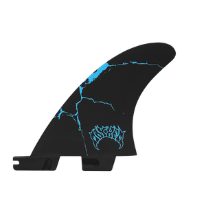 FCS II Mayhem Driver PC Quad Rear Fin Set-Blue-Large— Alternate View