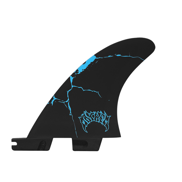 FCS II Mayhem Driver PC Quad Rear Fin Set-Blue-Large