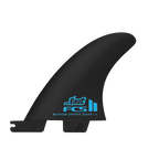 FCS II Mayhem Driver PC Quad Rear Fin Set-Blue-Large