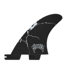 FCS II Mayhem Driver PC Quad Rear Fin Set-White-Medium