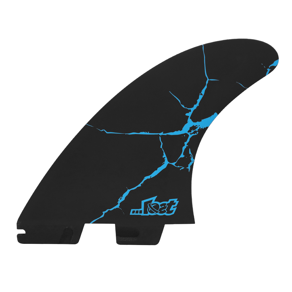 FCS II Mayhem Driver PC Tri Fin Set-Blue-Large