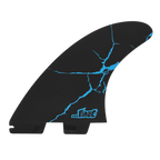 FCS II Mayhem Driver PC Tri Fin Set-Blue-Large