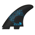 FCS II Mayhem Driver PC Tri Fin Set-Blue-Large