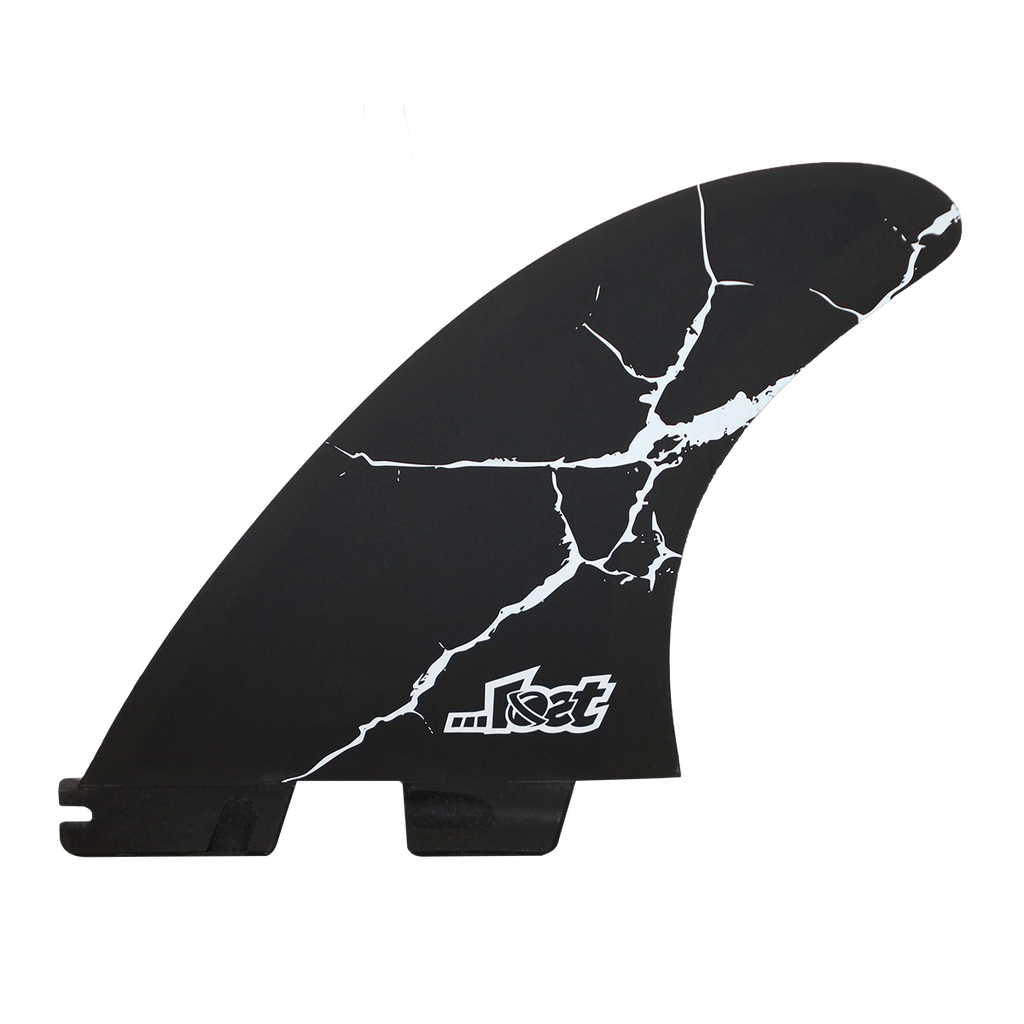 FCS II Mayhem Driver PC Tri Fin Set-White-Medium