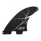 FCS II Mayhem Driver PC Tri Fin Set-White-Medium