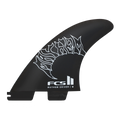 FCS II Mayhem Driver PC Tri Fin Set-White-Medium