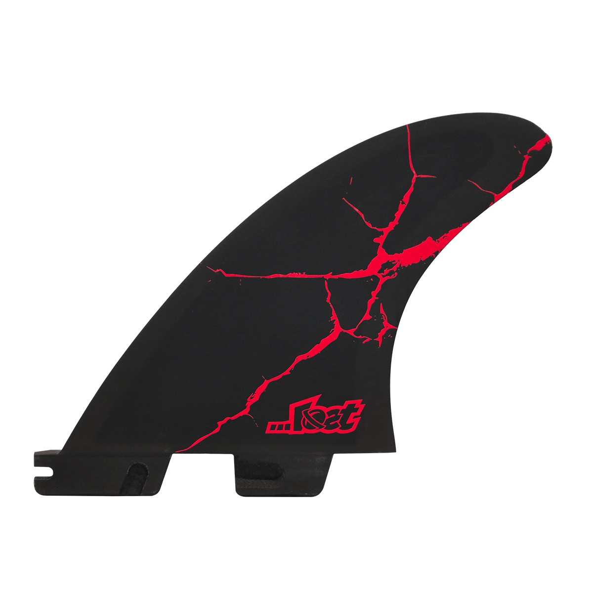 FCS II Mayhem Driver PC Tri Fin Set-Red-Small