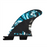 FCS II Mayhem PC Quad Rear Fin Set-Blue-Medium