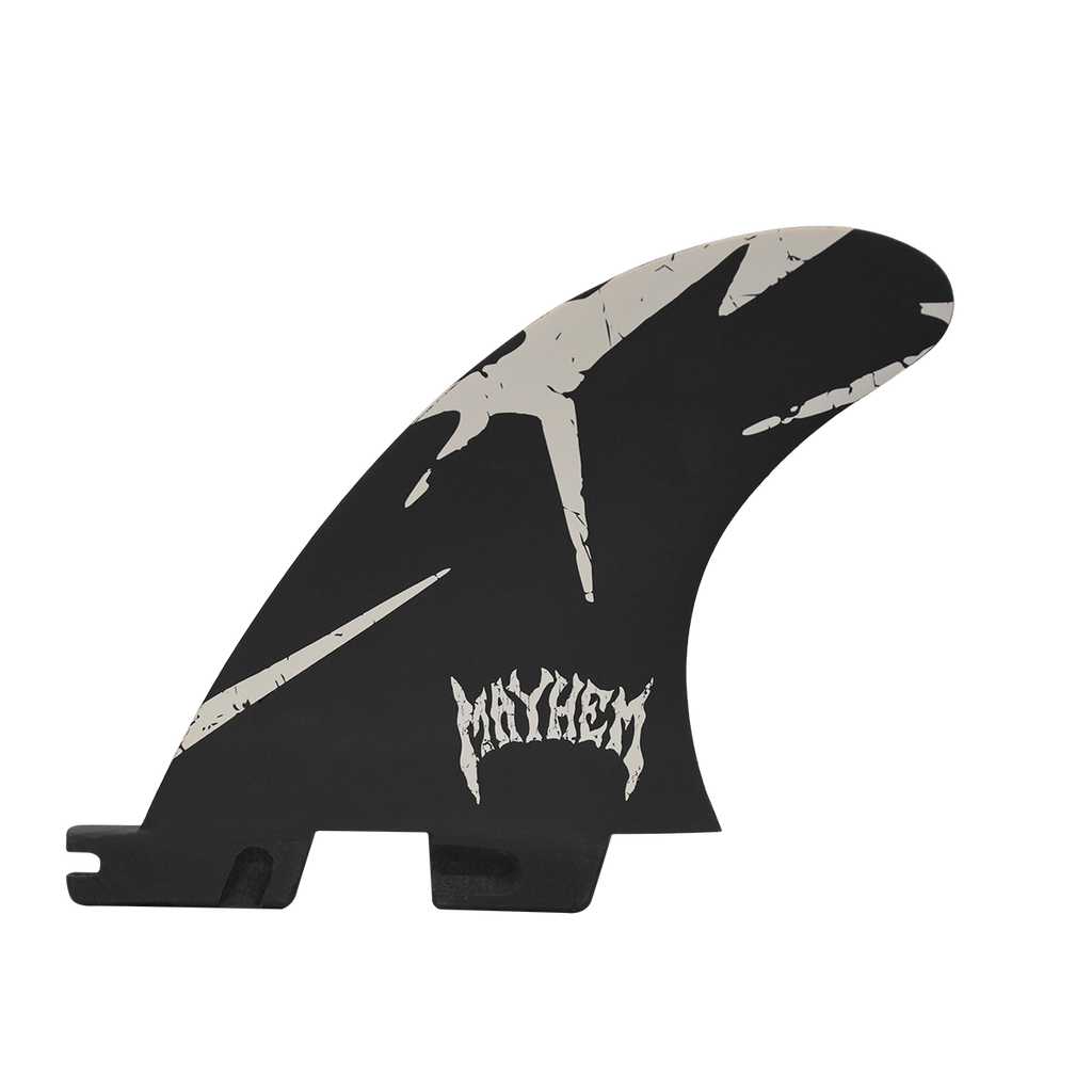 FCS II Mayhem Pivot PC Quad Rear Fin Set-Sand-Medium