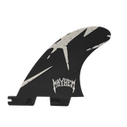FCS II Mayhem Pivot PC Quad Rear Fin Set-Sand-Medium
