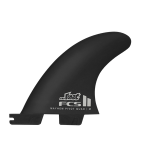 FCS II Mayhem Pivot PC Quad Rear Fin Set-Sand-Medium