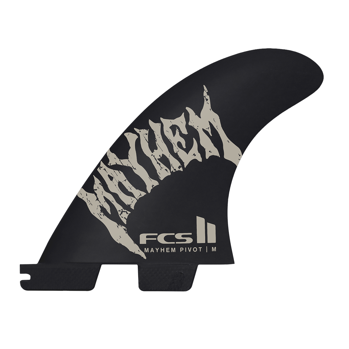 FCS II Mayhem Pivot PC Tri Fin Set-Sand-Medium