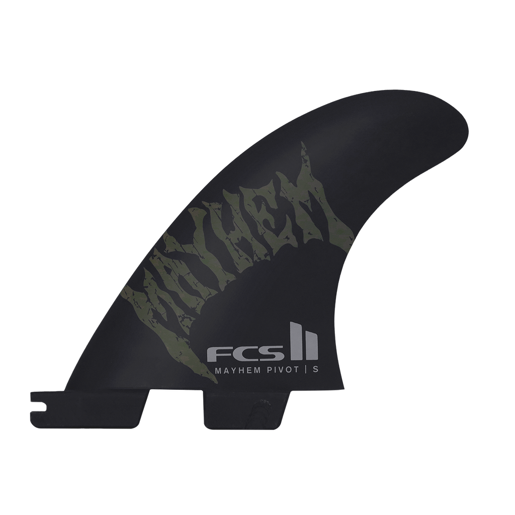 FCS II Mayhem Pivot PC Tri Fin Set-Moss-Small