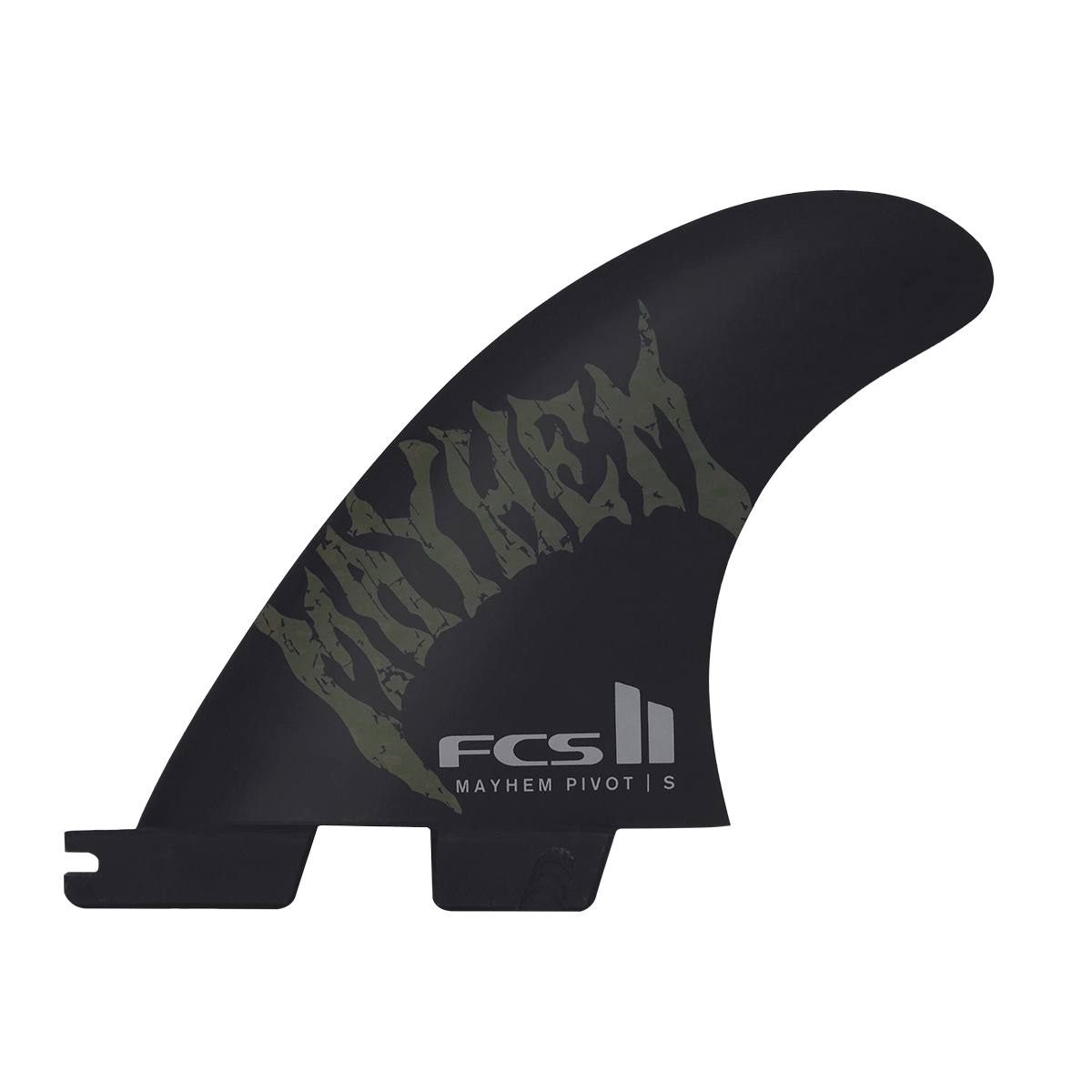 FCS II Mayhem Pivot PC Tri Fin Set-Moss-Small