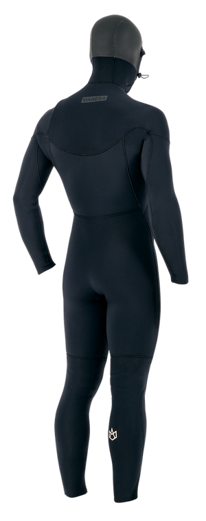 Manera Magma 6/4 Hooded Wetsuit-Black