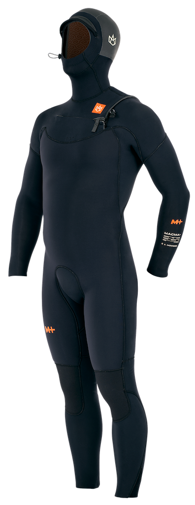Manera Magma 6/4 Hooded Wetsuit-Black