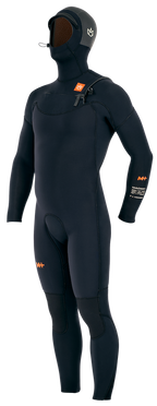 Manera Magma 6/4 Hooded Wetsuit-Black