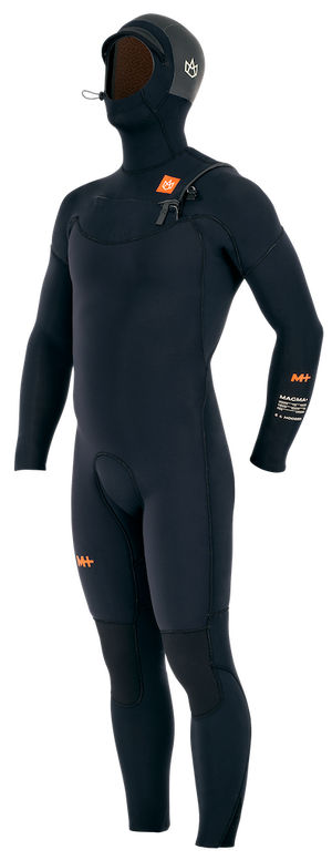 Manera Magma 6/4 Hooded Wetsuit-Black