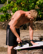 FCS Mick Fanning PG Tri Fin Set-Black-Large