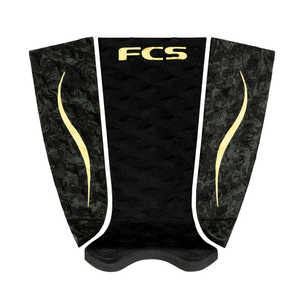 FCS Carissa Moore Traction Pad-Black/Gold — REAL Watersports