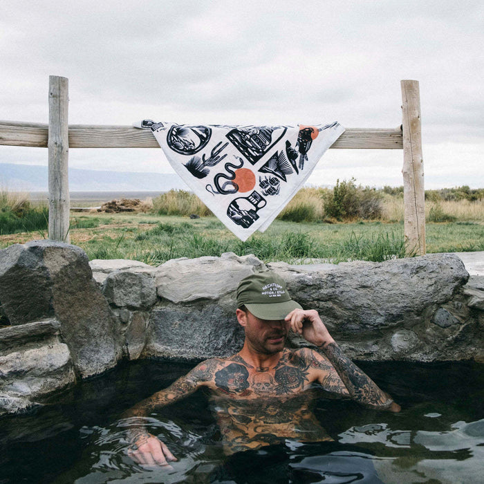 Slowtide Mudgett Towel-White