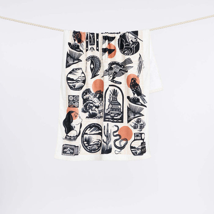 Slowtide Mudgett Towel-White